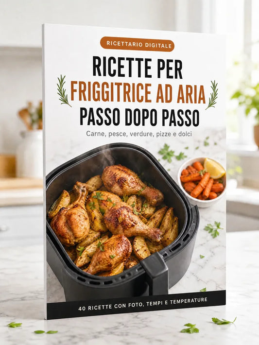40 ricette per FRIGGITRICE AD ARIA, sane e passo dopo passo